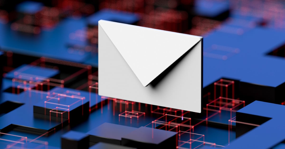 Illustration representing enterprise email protection